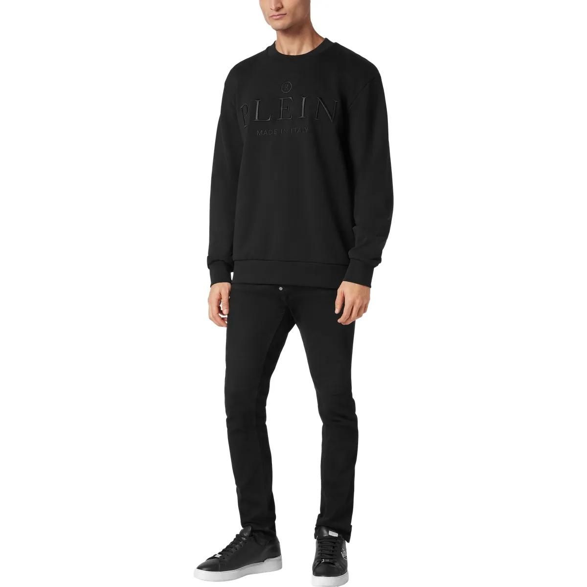 Philipp Plein - Sweatshirt Ls Philipp Plein Tm - Größe 3XL - schwarz