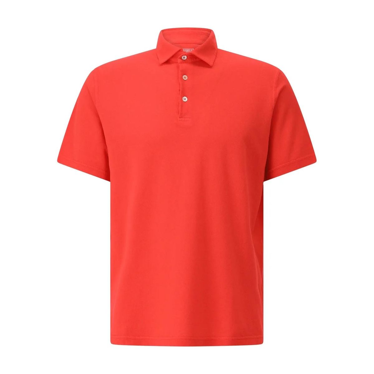 Fedeli - Poloshirt aus Baumwolle - Größe 50 - rot