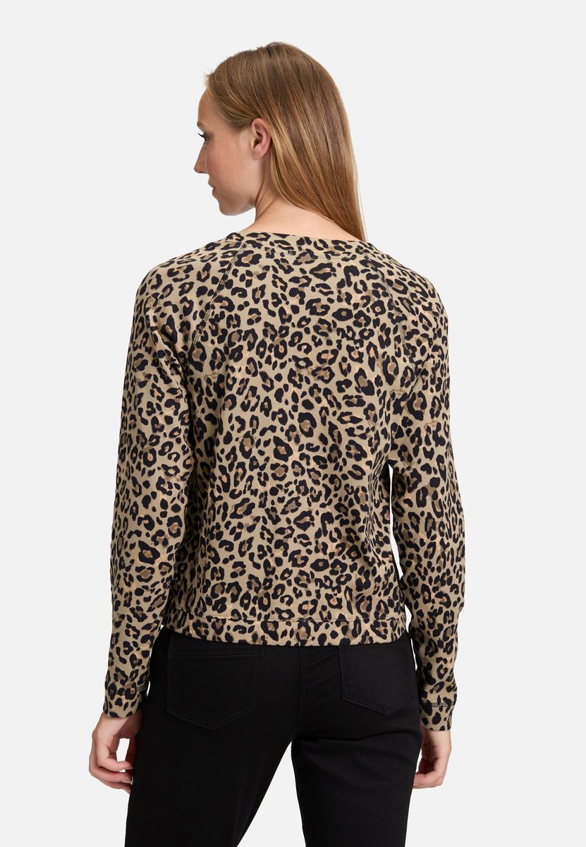 Lässige Sweatshirtjacke mit Reißverschluss
