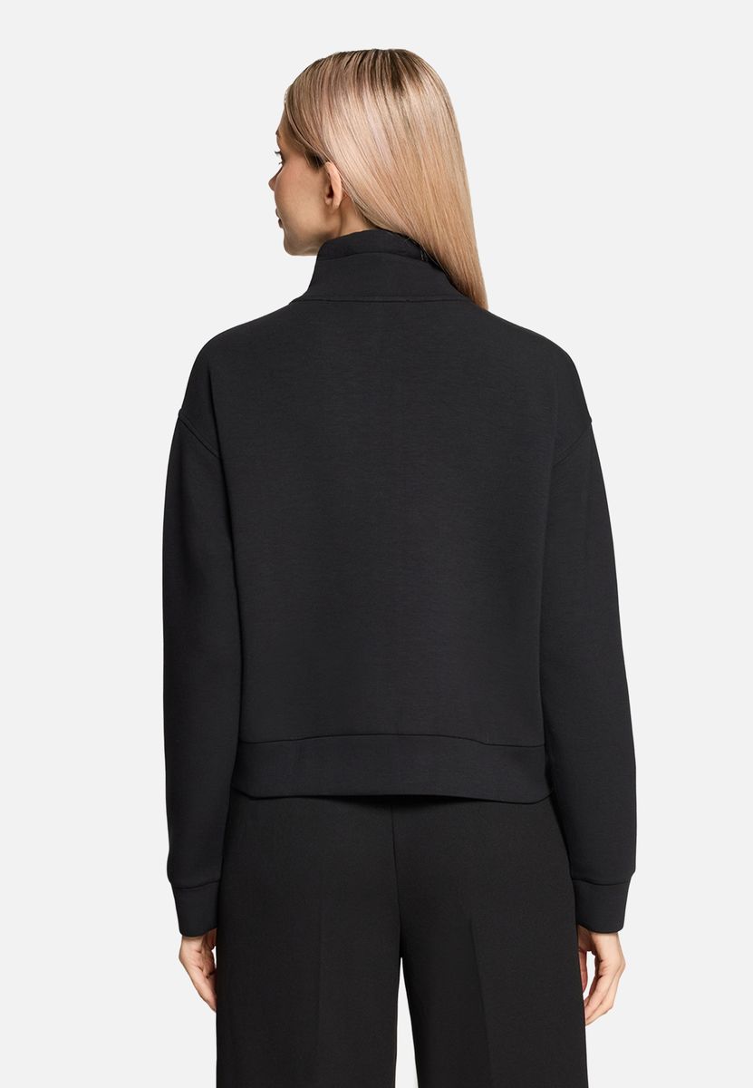 Lässige Sweatshirtjacke mit Reißverschluss