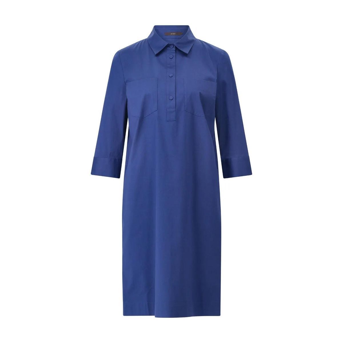 windsor. - Midikleid mit Polokragen - Größe 34 - blau