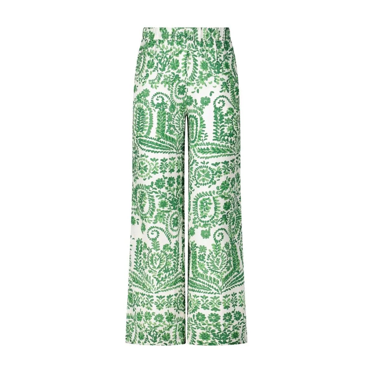 STELLA FOREST - Weite Hose mit floralem Muster - Größe 34 - green