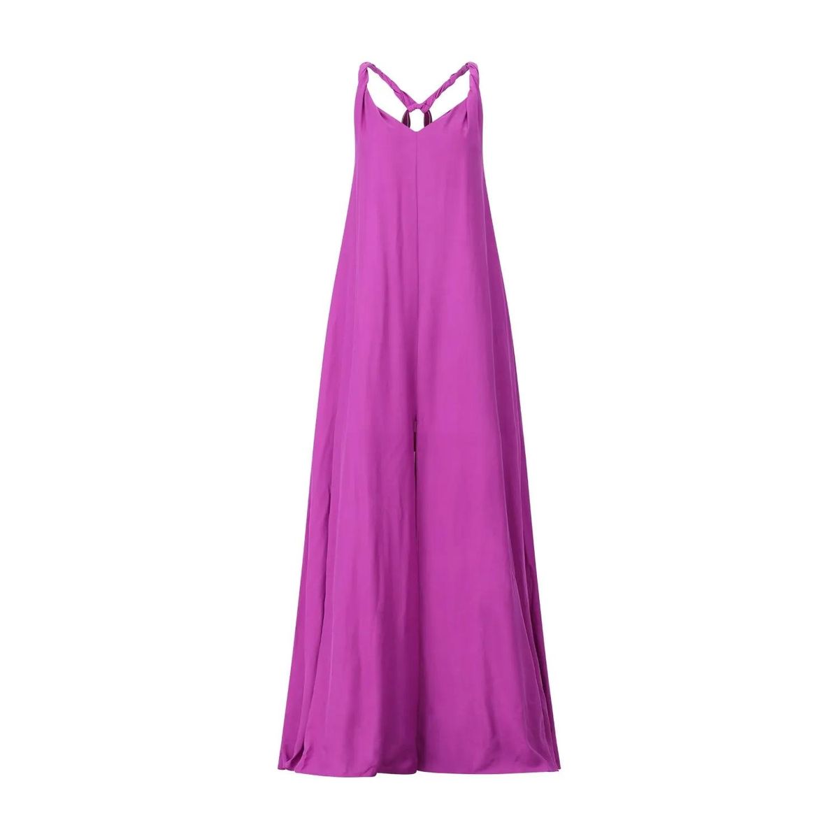 Patrizia Pepe - Maxikleid mit Schlitz - Größe 38 - purple