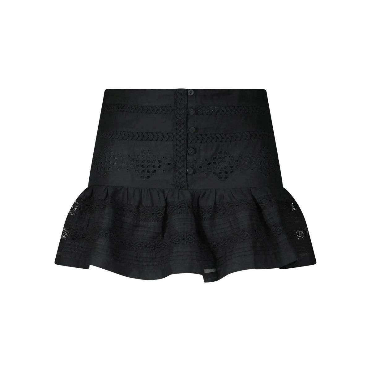 Isabel Marant - Skort mit Stickerei - Größe 34 - schwarz