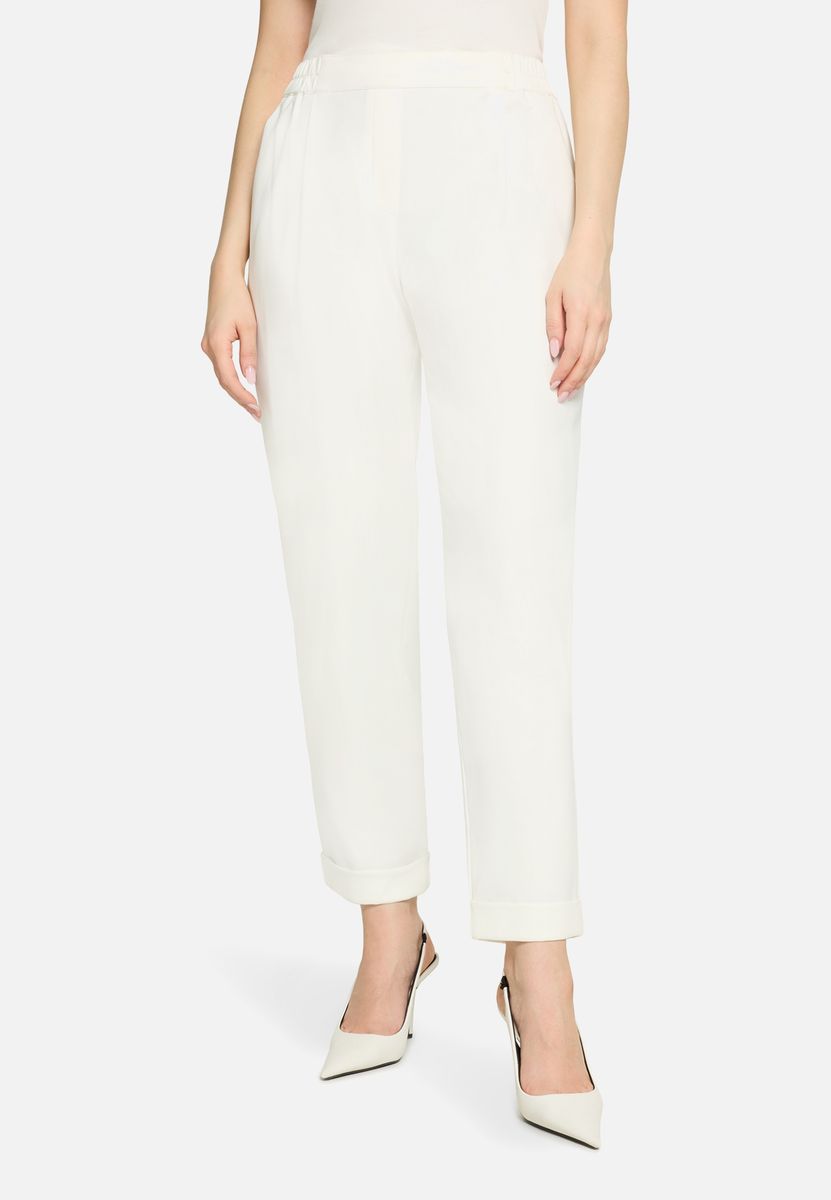 Locker geschnittene Schlupfhose in Cropped-Länge