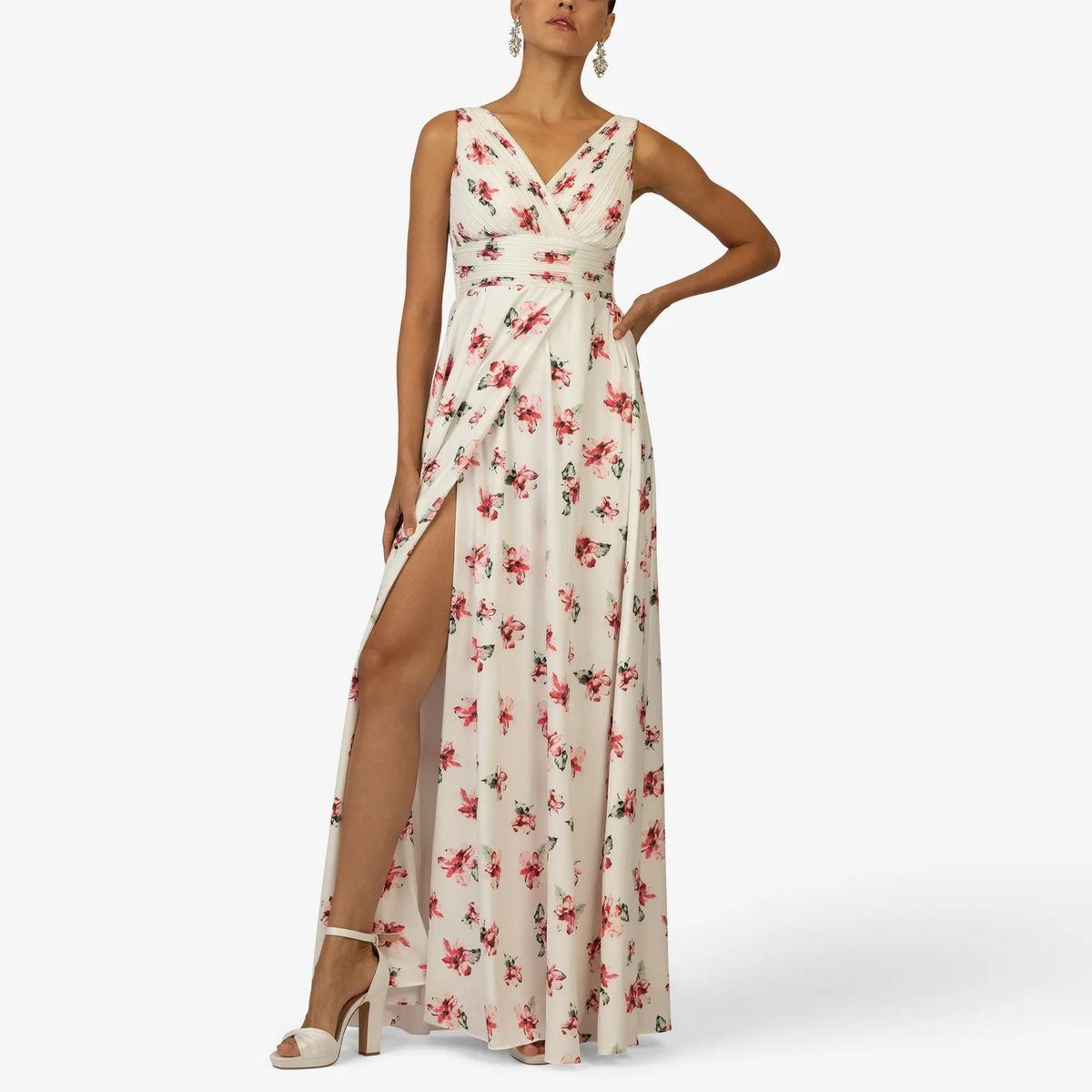 Kraimod - Abendkleid - Größe 34 DAMEN B - weiß