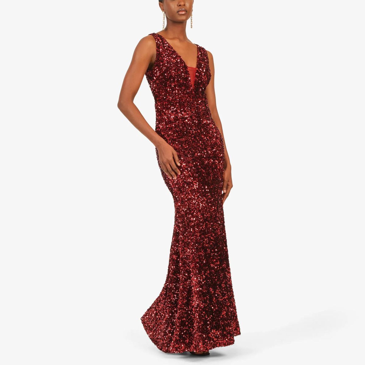 Kraimod - Abendkleid - Größe 34 DAMEN B - rot