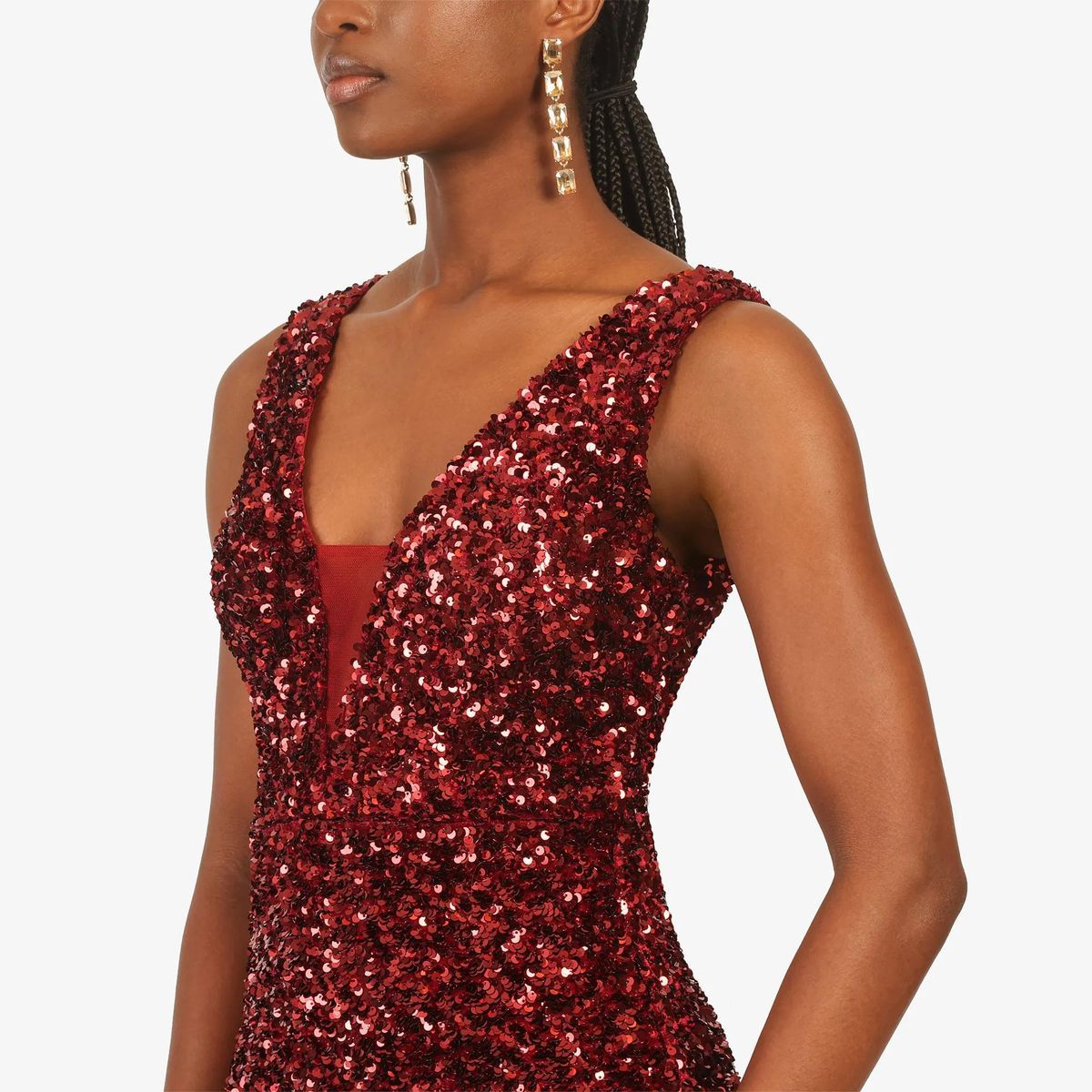 Kraimod - Abendkleid - Größe 34 DAMEN B - rot
