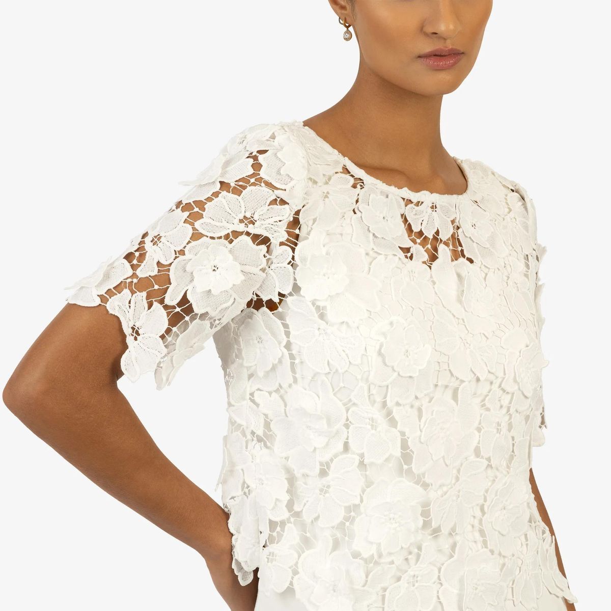 Kraimod - Kleid - Größe 34 DAMEN B - weiß