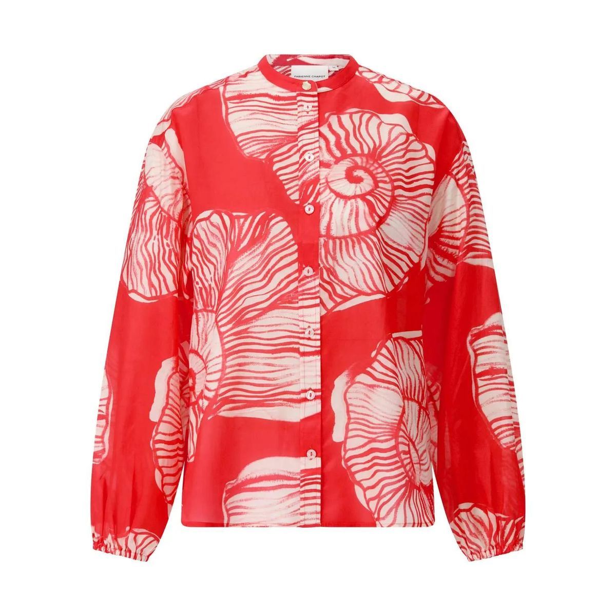 Fabienne Chapot - Bluse Lente mit Print - Größe 42 - rot