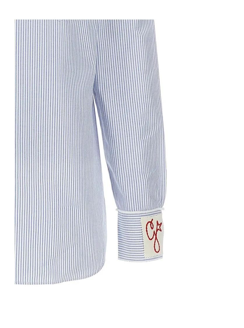 Golden Goose - Light Blue Shirt With Classic Collar - Größe XL - blau