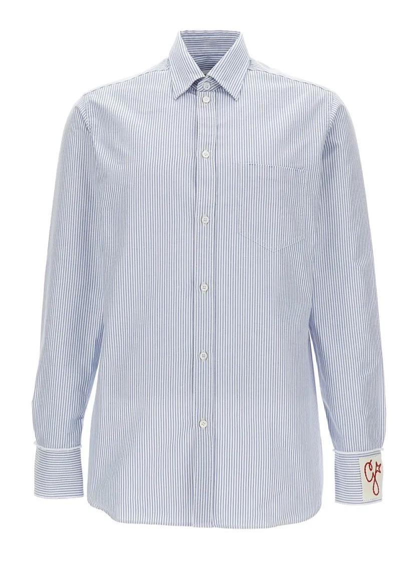 Golden Goose - Light Blue Shirt With Classic Collar - Größe XL - blau