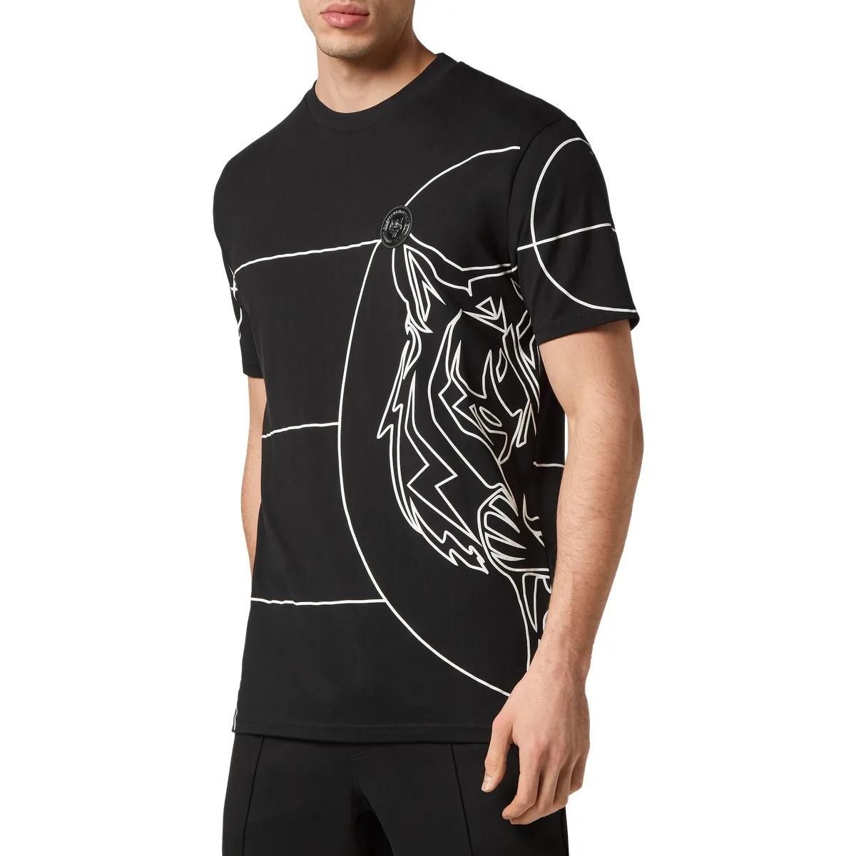 Plein Sport - T-Shirt Tiger - Größe L - schwarz
