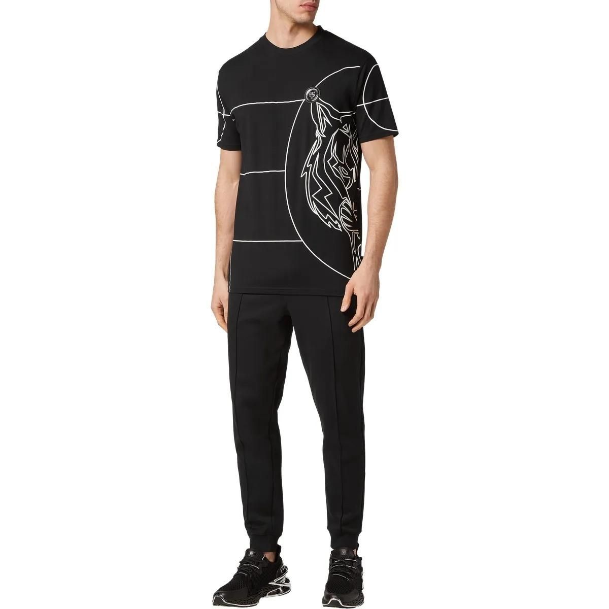 Plein Sport - T-Shirt Tiger - Größe L - schwarz