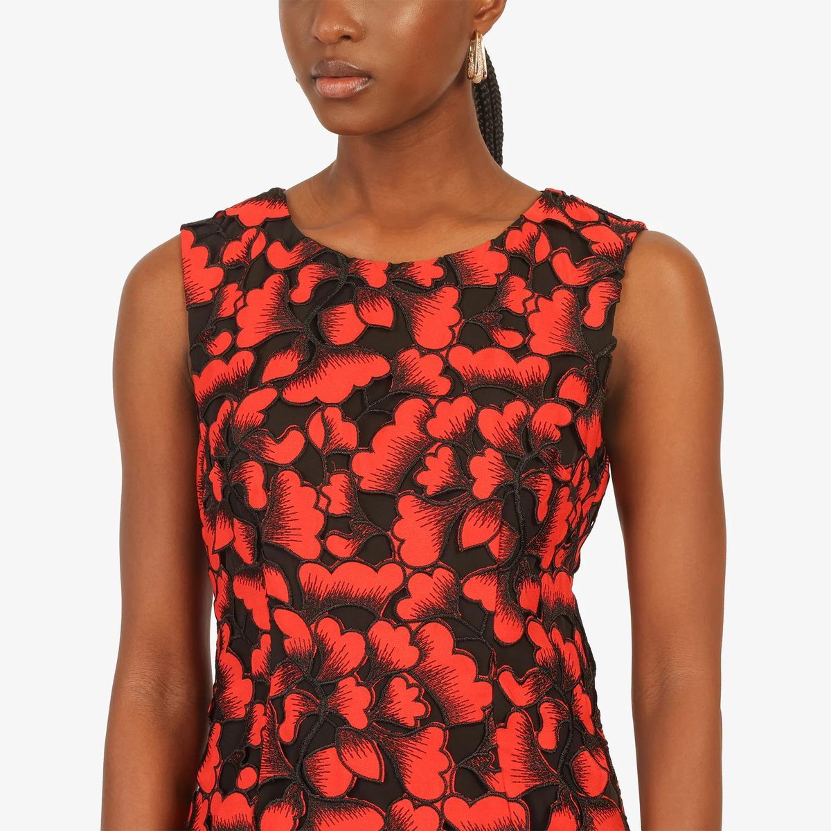 Kraimod - Cocktailkleid - Größe 34 DAMEN B - rot