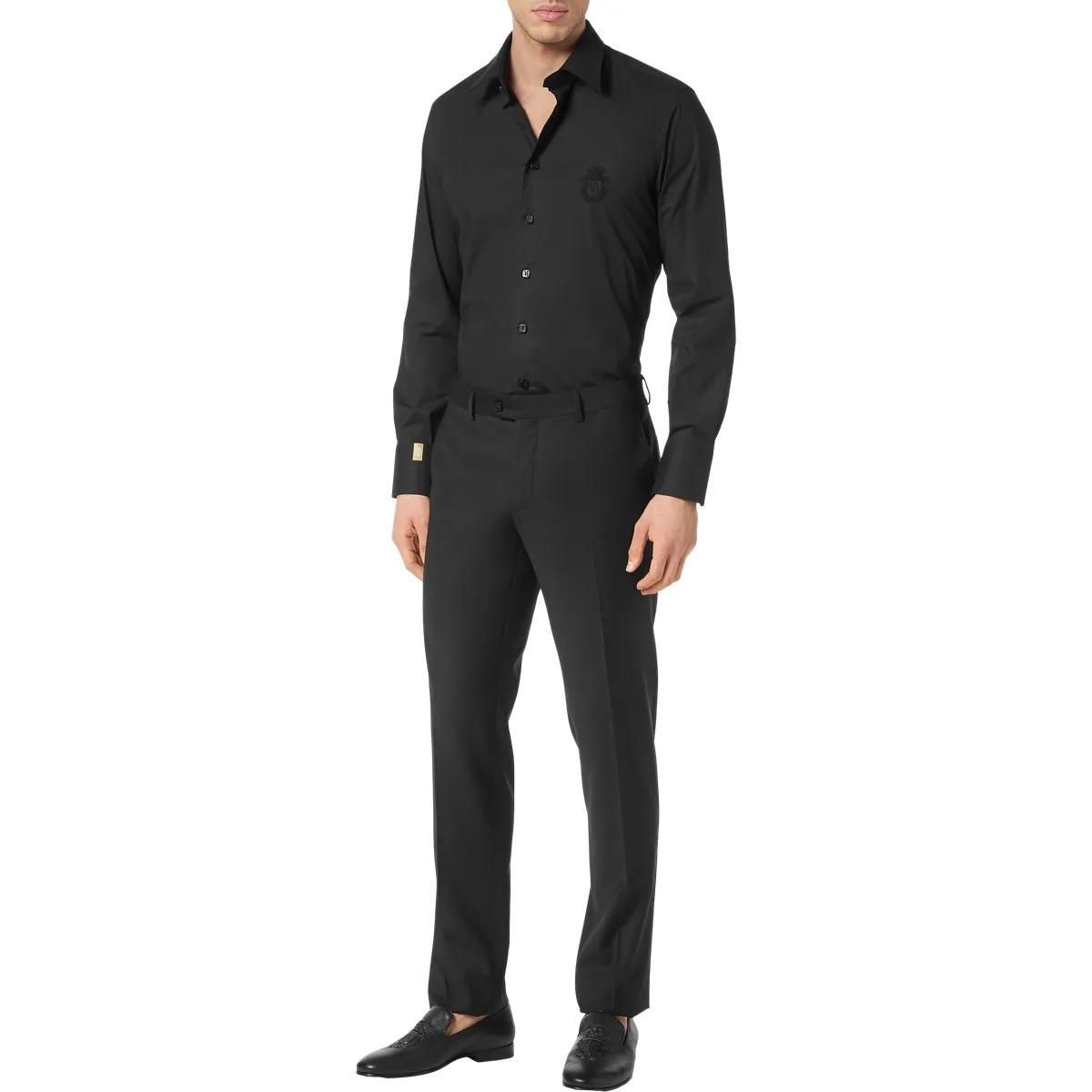BILLIONAIRE - Hemd Slim Fit - Größe S - schwarz