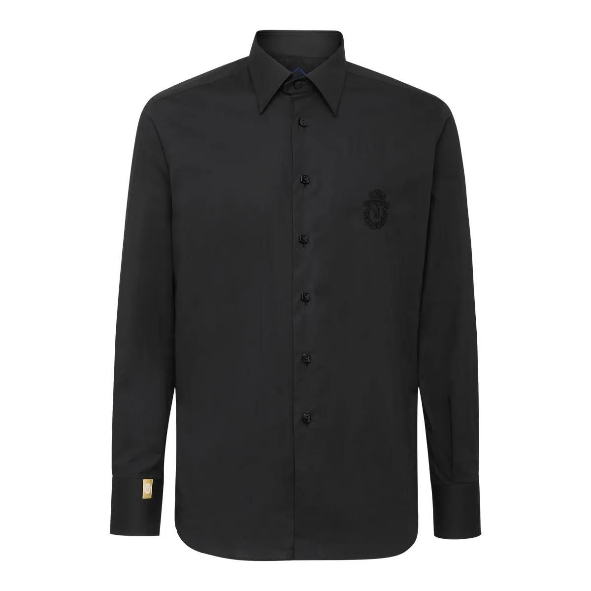 BILLIONAIRE - Hemd Slim Fit - Größe S - schwarz