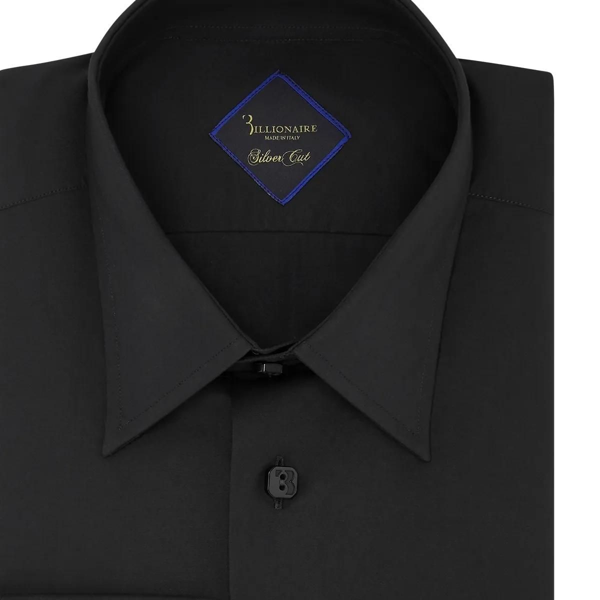 BILLIONAIRE - Hemd Slim Fit - Größe S - schwarz