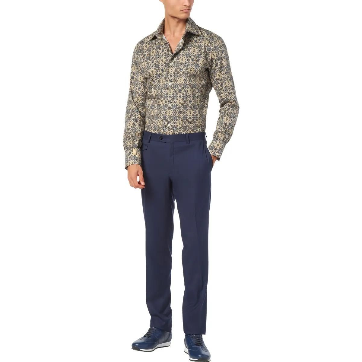 BILLIONAIRE - Hemd Slim Fit - Größe S - beige