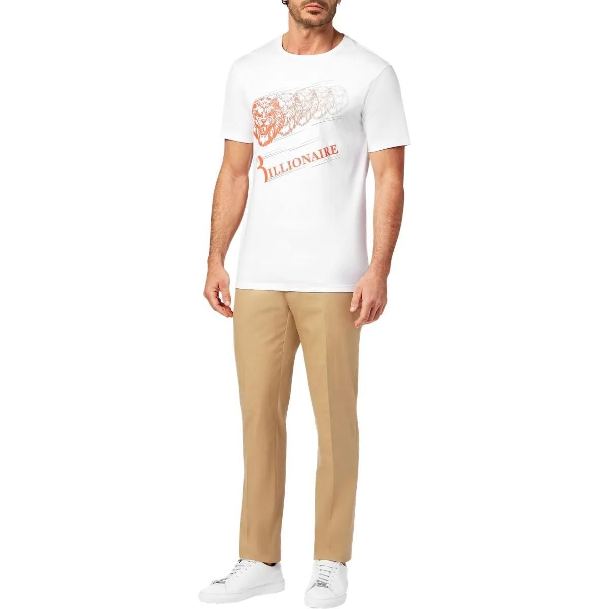 BILLIONAIRE - T-Shirt - Größe L - weiß