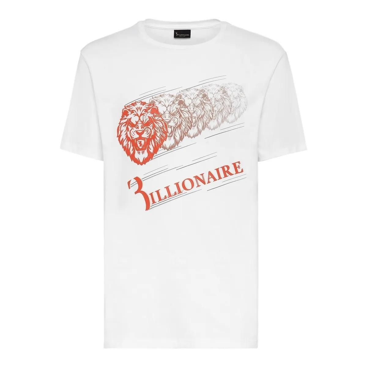 BILLIONAIRE - T-Shirt - Größe L - weiß