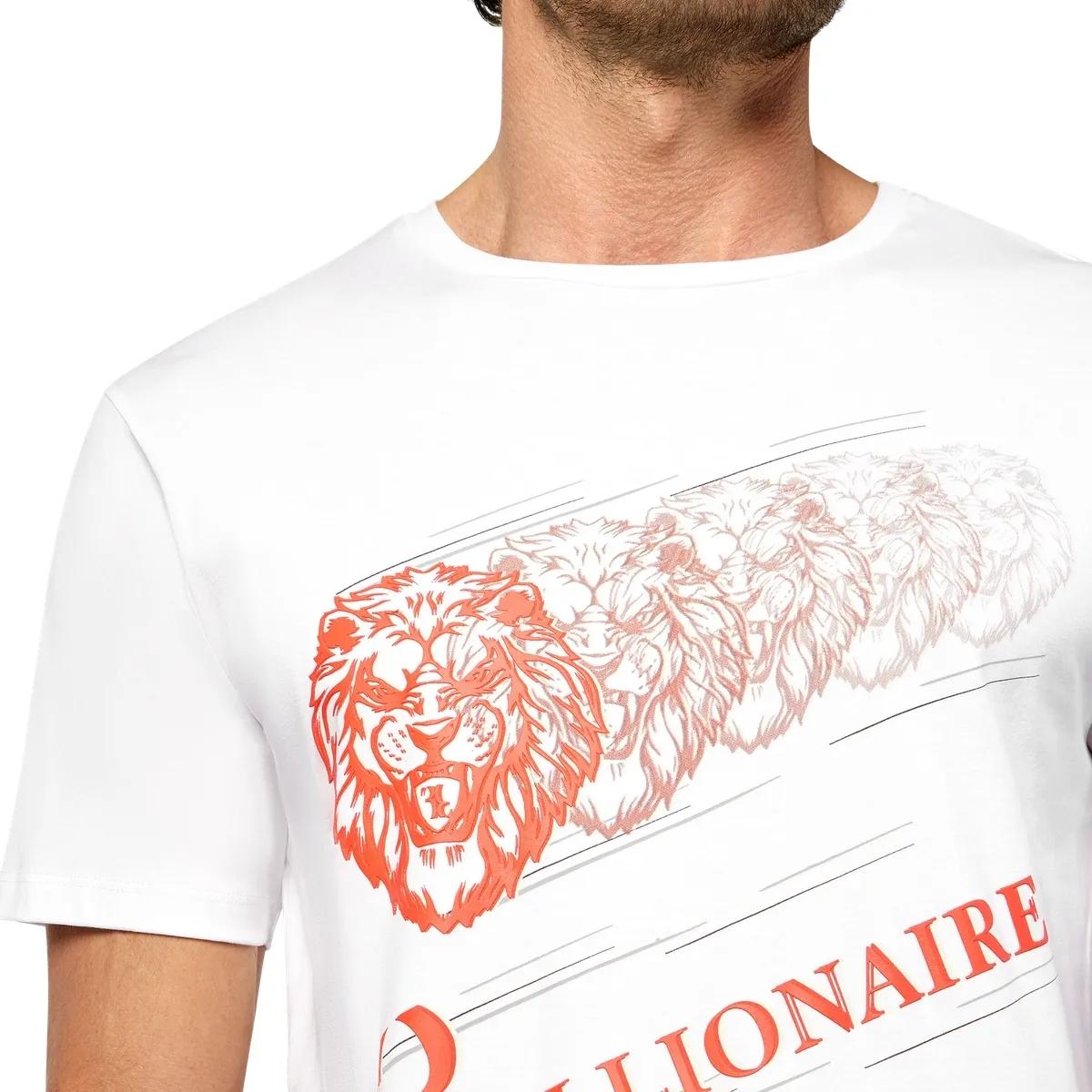 BILLIONAIRE - T-Shirt - Größe L - weiß