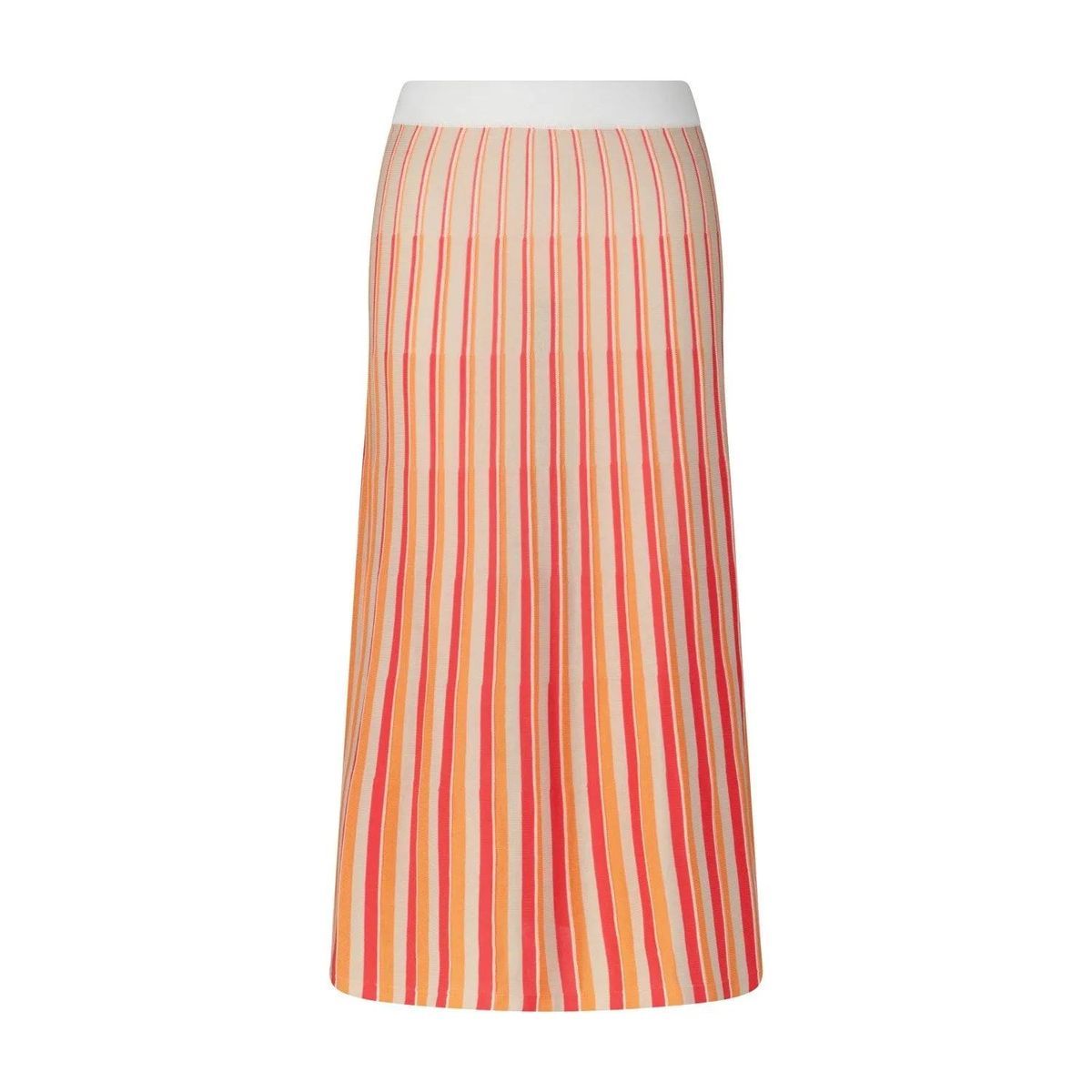Rosso35 - Midirock im gestreiften Design - Größe 36 - bunt