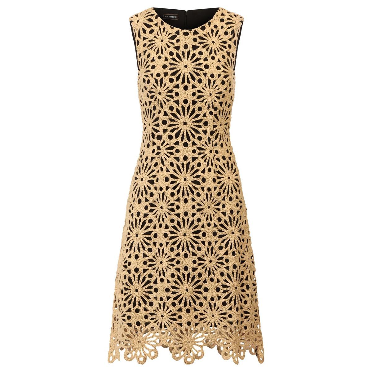 Kraimod - Cocktailkleid - Größe 34 DAMEN B - beige