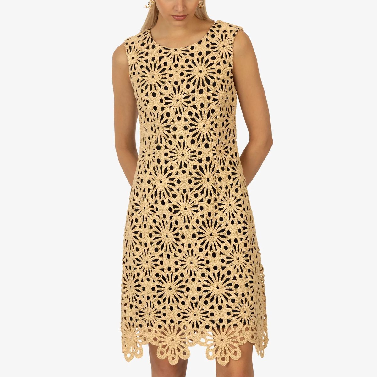 Kraimod - Cocktailkleid - Größe 34 DAMEN B - beige