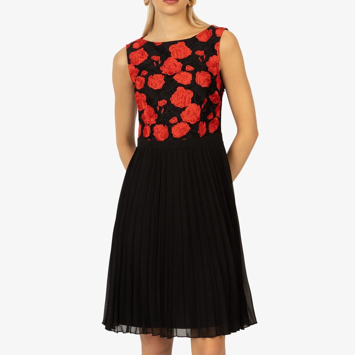 Kraimod - Cocktailkleid - Größe 34 DAMEN B - rot