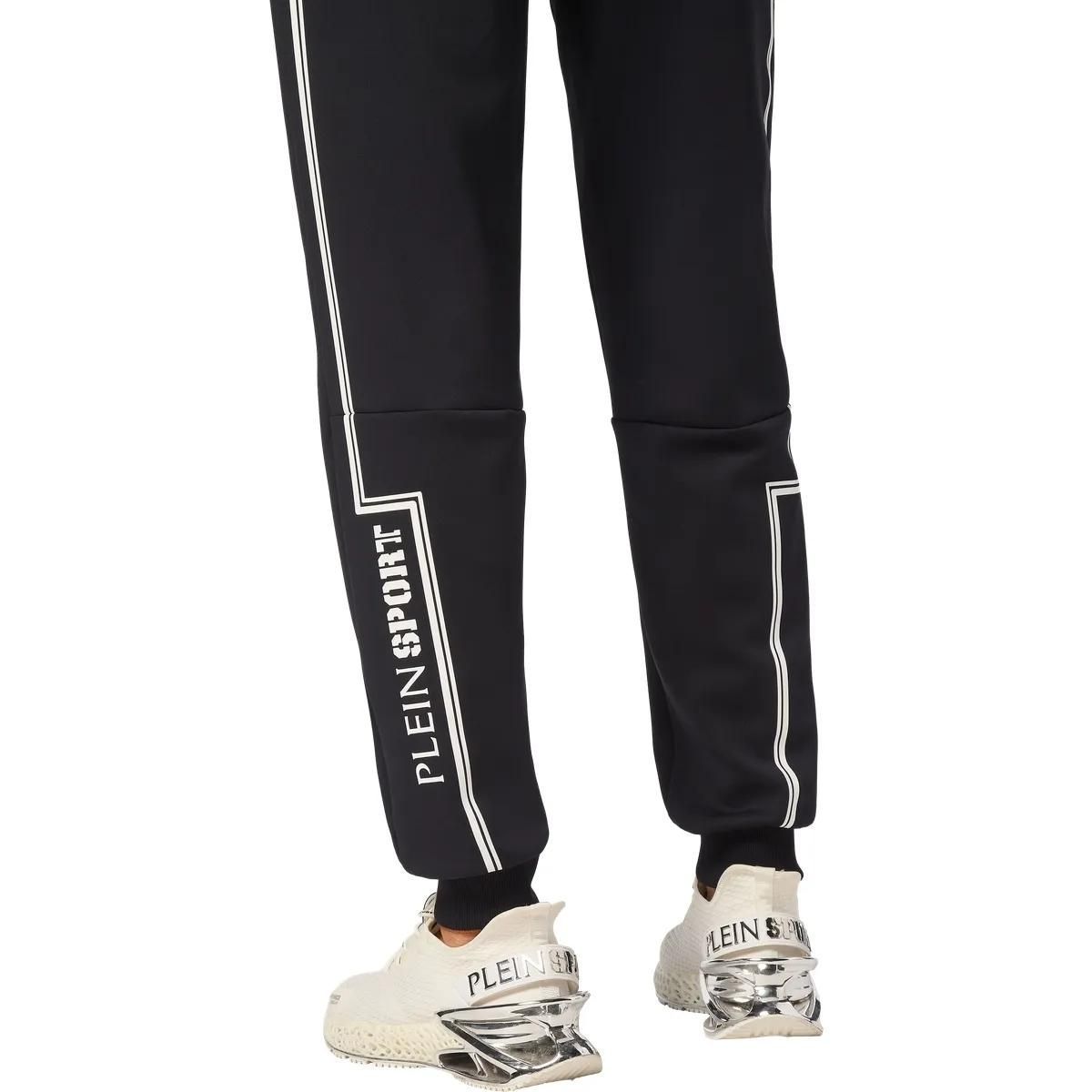 Sportliche Fleece Jogginghose