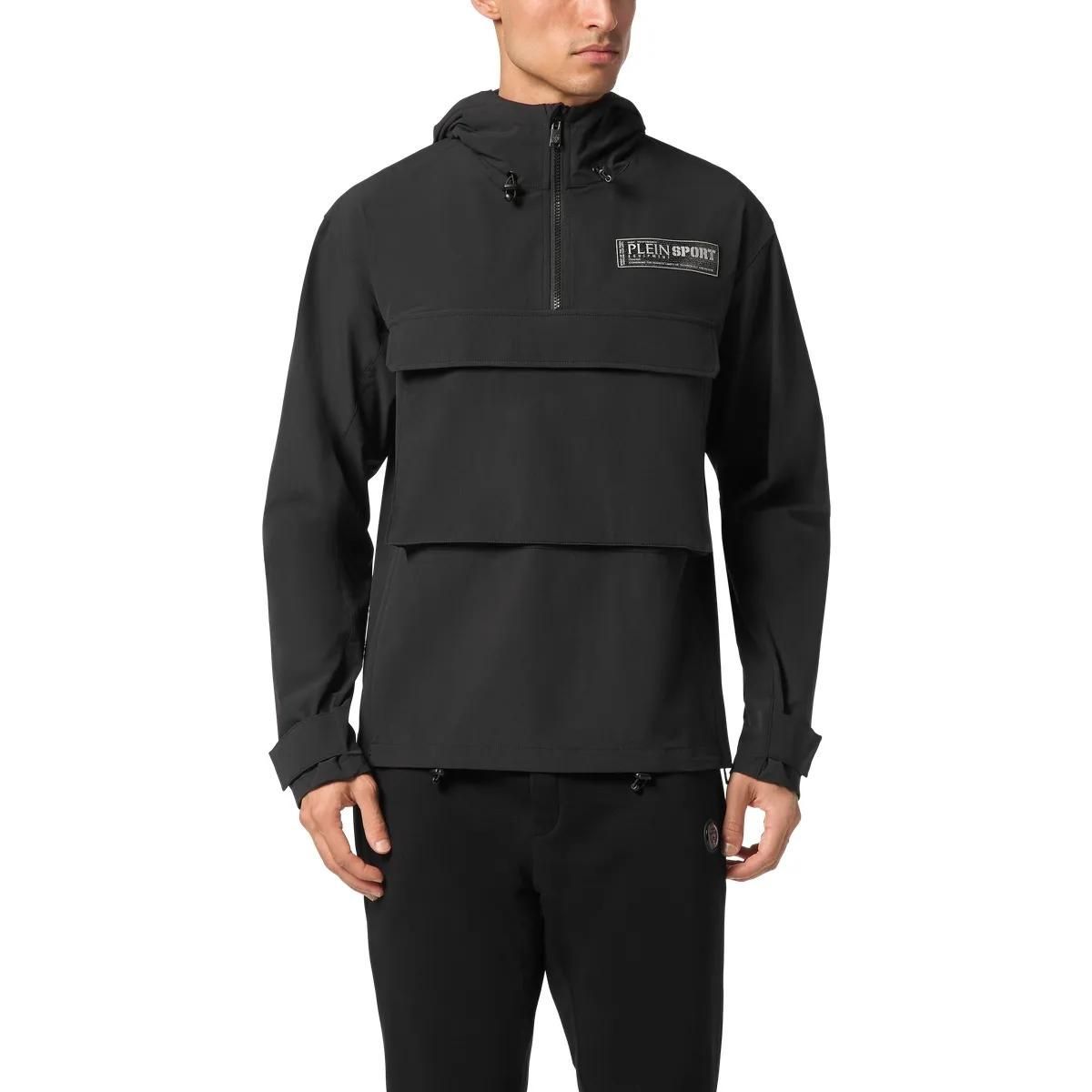Sportliche Anorakjacke mit Kapuze
