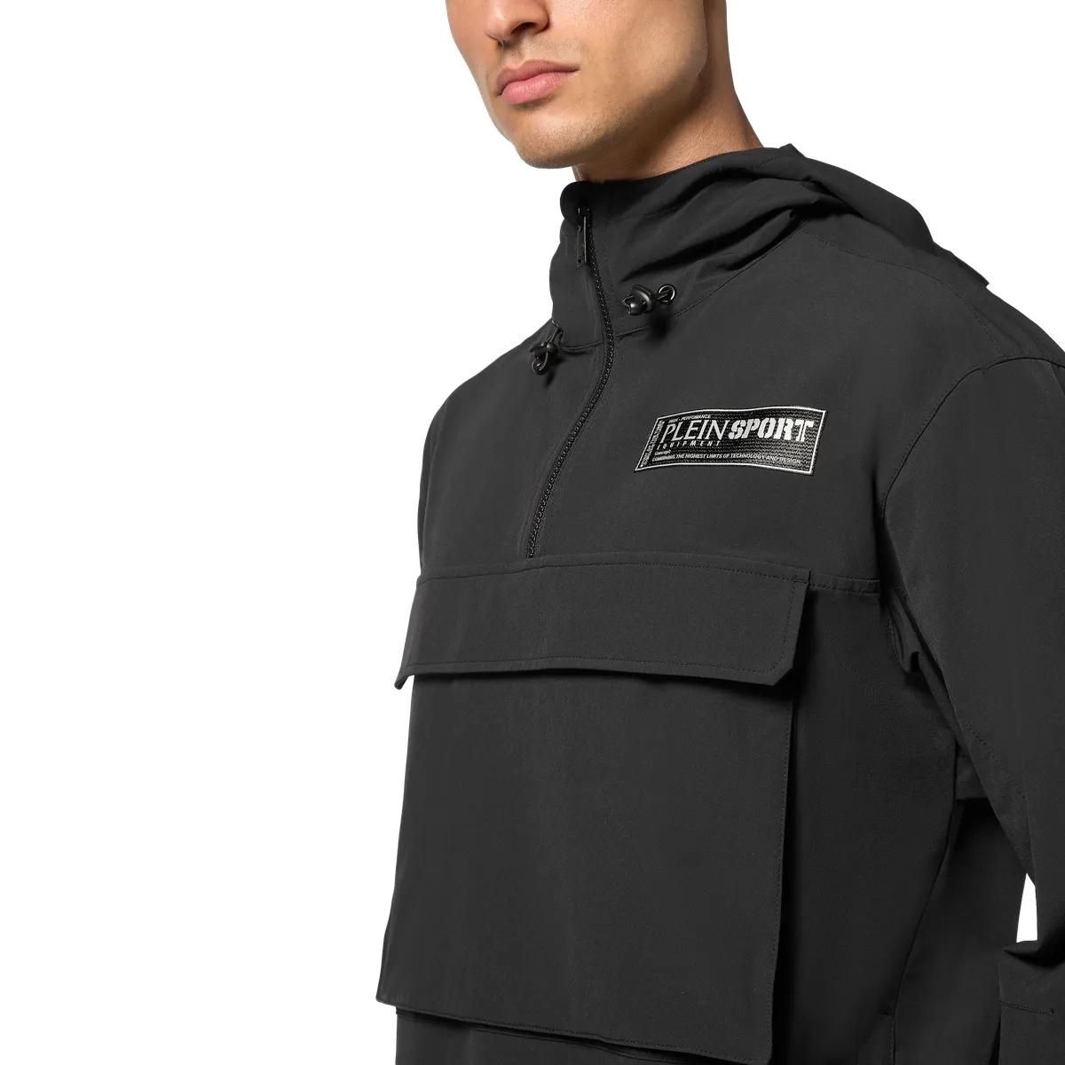 Sportliche Anorakjacke mit Kapuze