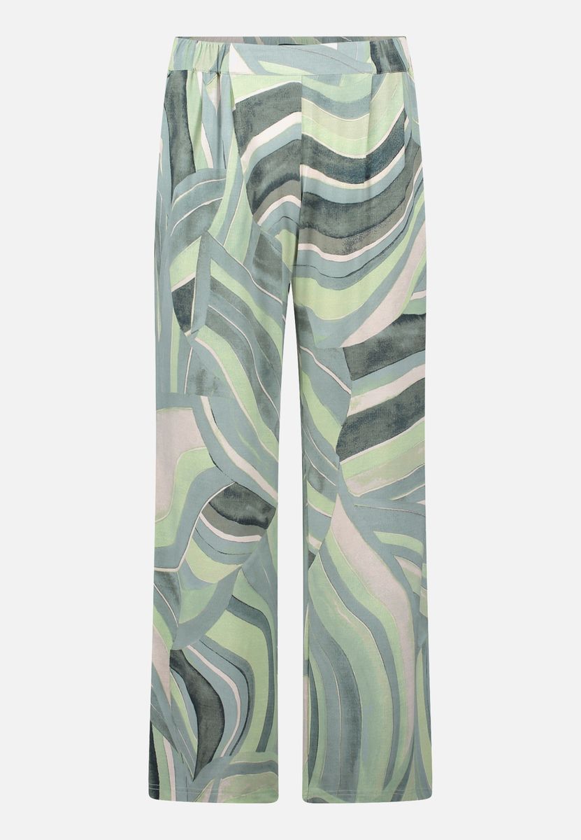 Locker geschnittene Loungewear-Hose mit Grafikprint