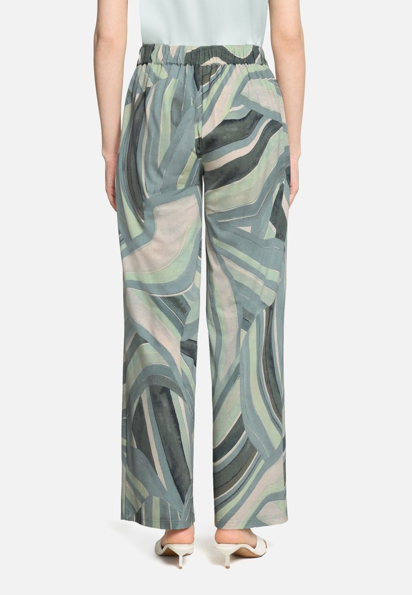 Relaxte Schlupfhose mit Grafikprint