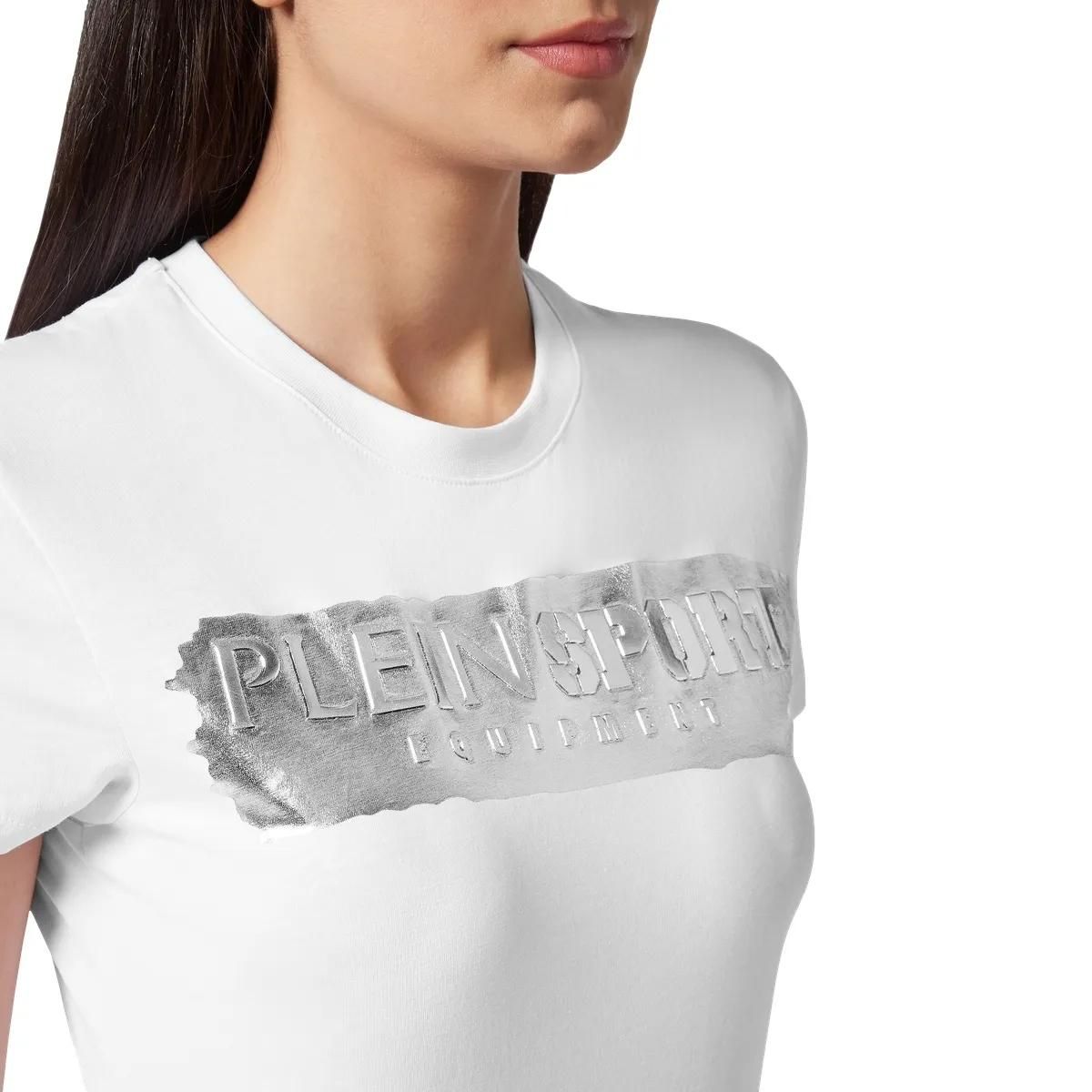 T-Shirt mit Grafikprint, figurbetont
