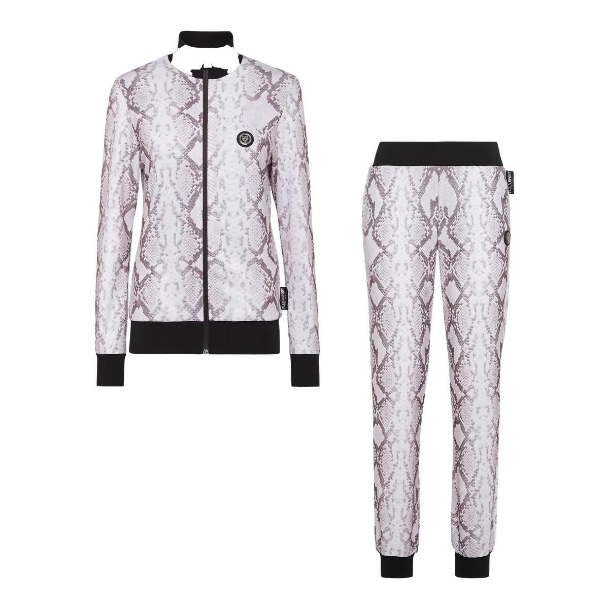Trainingsanzug mit Python-Print und Reißverschlussjacke
