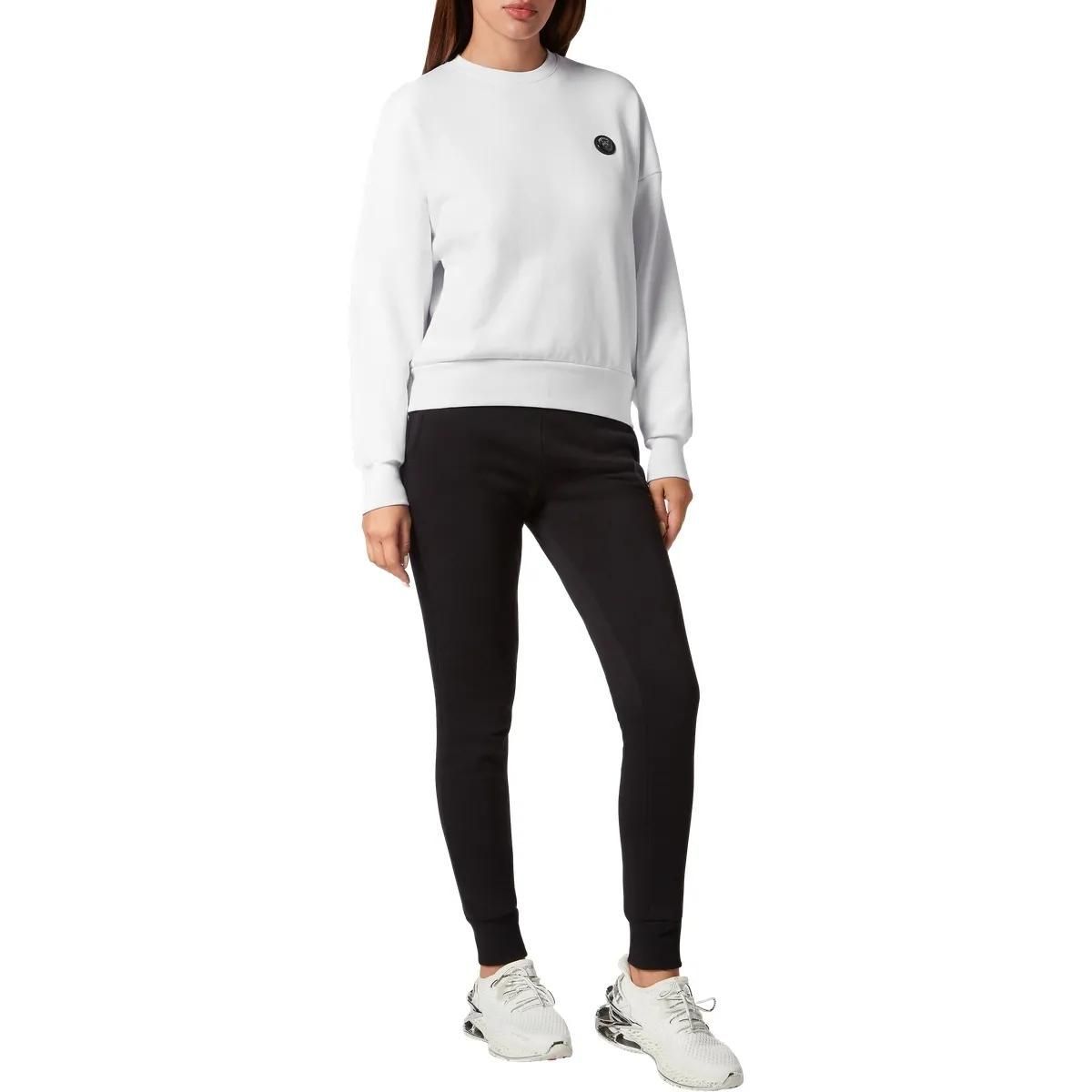 Fleece-Sweatshirt mit entspannter Passform und Logo