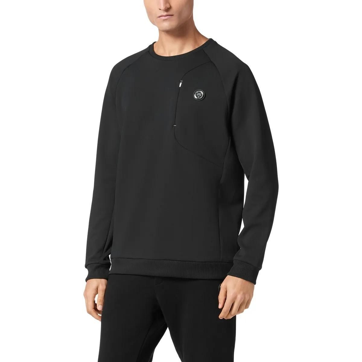 Herren Technische Fleece Sweatshirt mit Rundhalsausschnitt