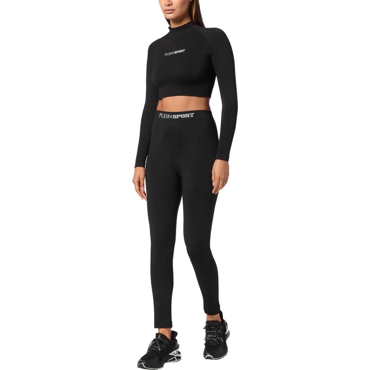 Langärmeliges Active Crop Top