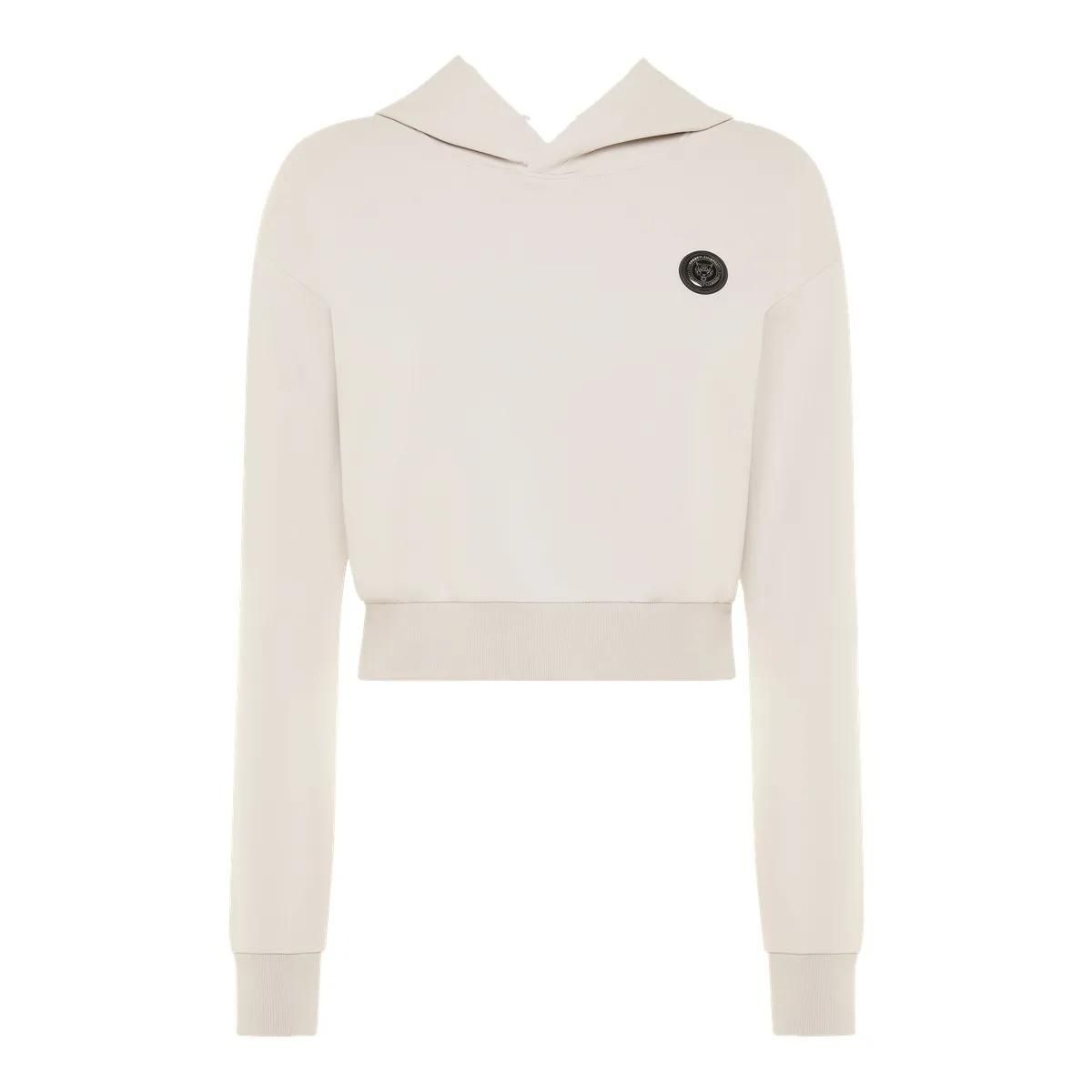 Kurz geschnittener, sportlicher Kapuzenpullover