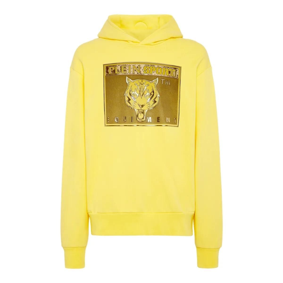 Fleece-Hoodie mit Grafikprint