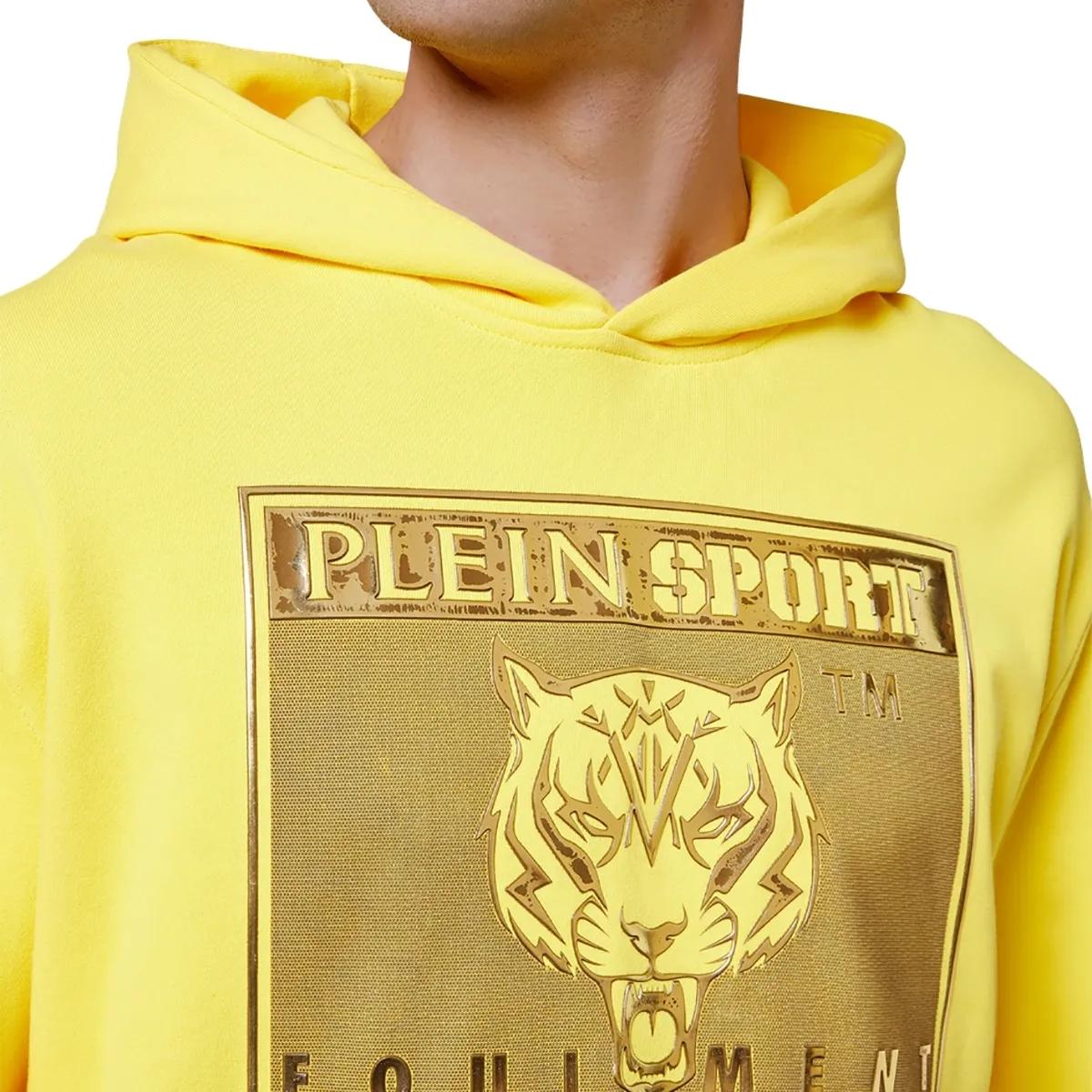 Fleece-Hoodie mit Grafikprint