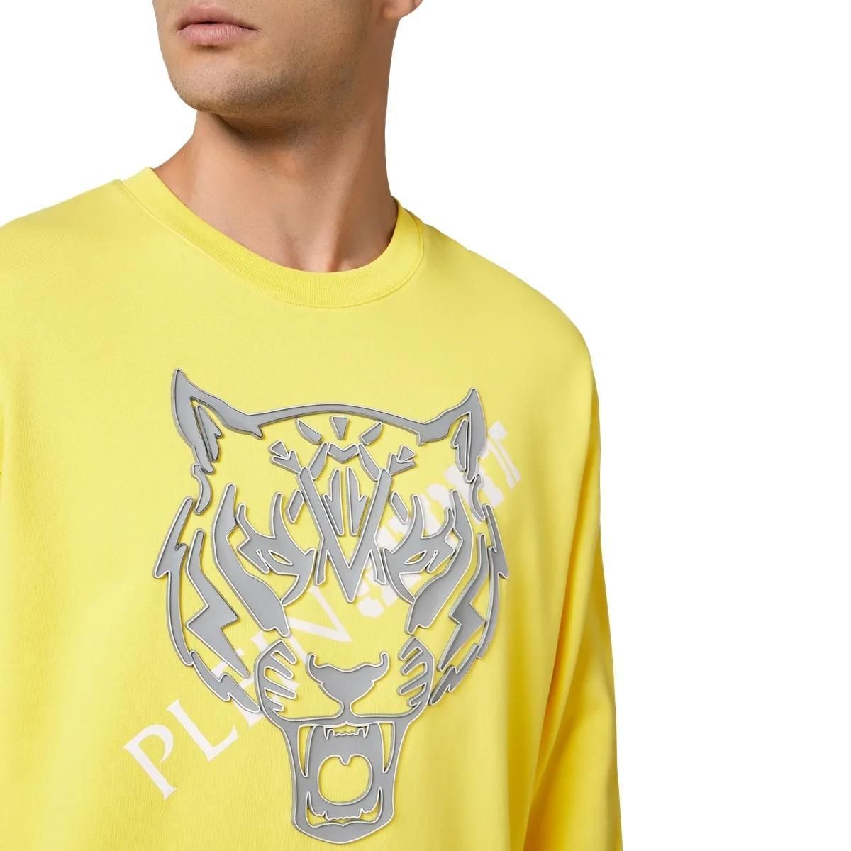 Sweatshirt mit Tiger-Grafikprint und Rundhalsausschnitt