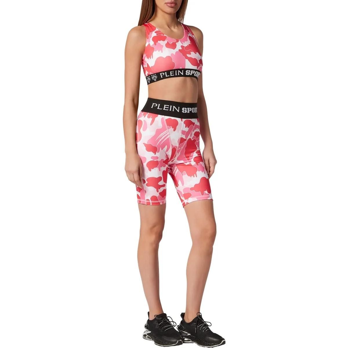 Camouflage-Biker-Shorts mit Camouflage-Print