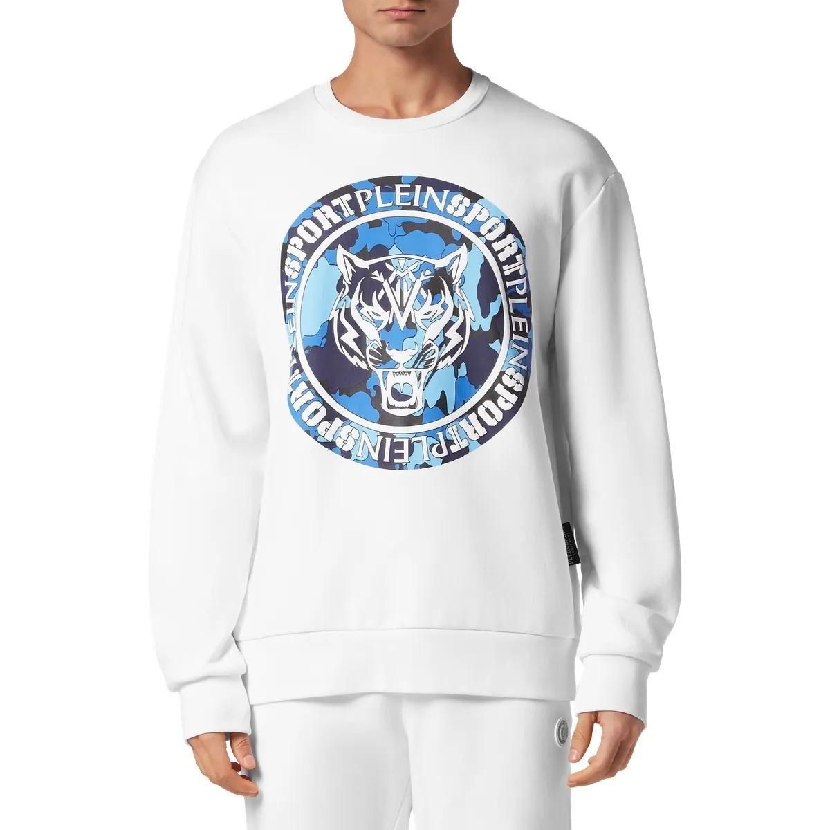 Sweatshirt mit Grafikprint aus Baumwollmischung