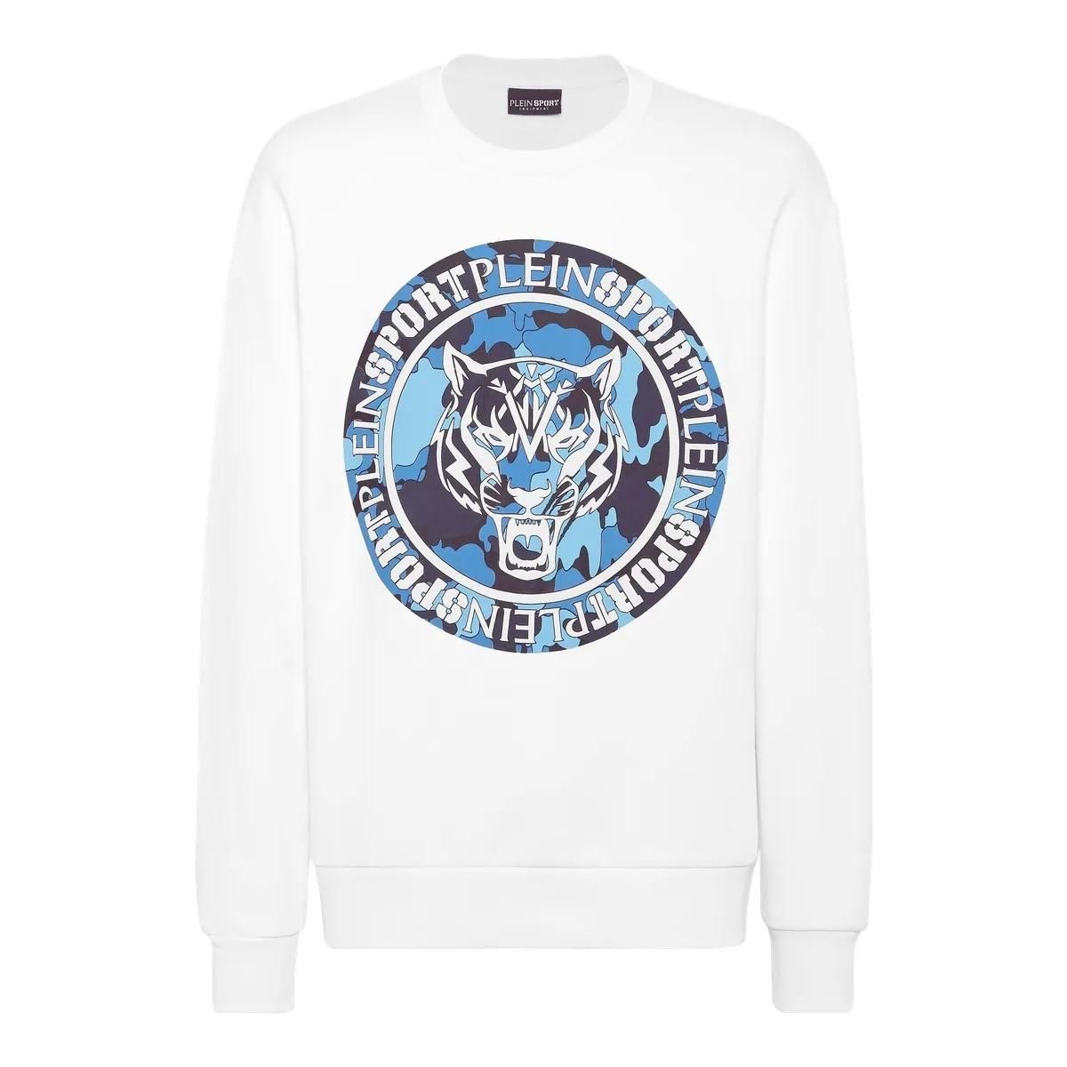 Sweatshirt mit Grafikprint aus Baumwollmischung