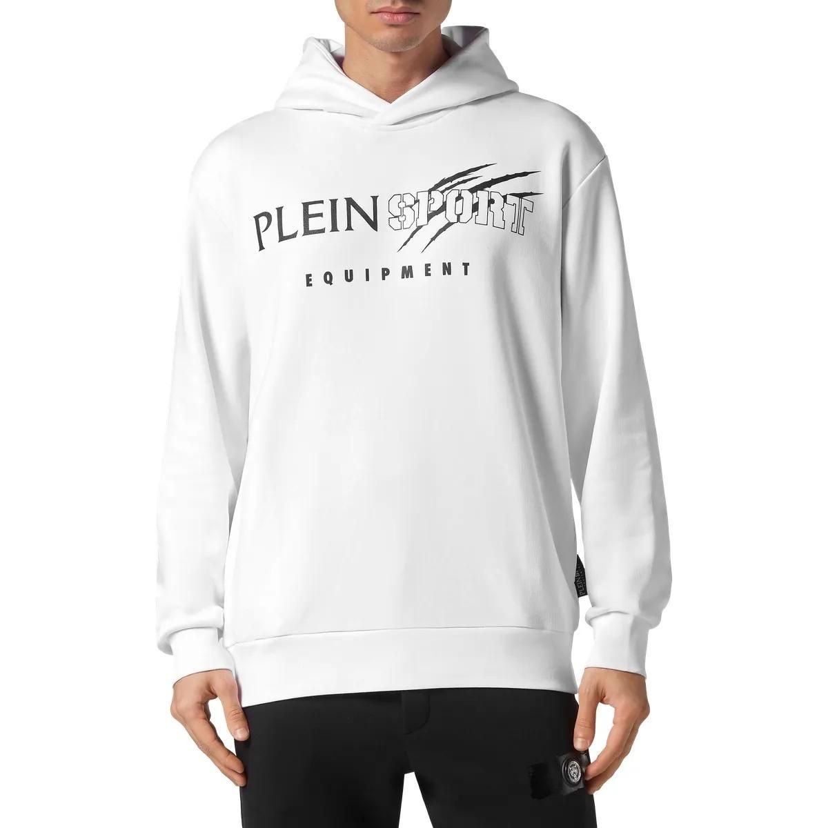 Sportlicher Hoodie mit Grafik-Print aus Baumwollmischung