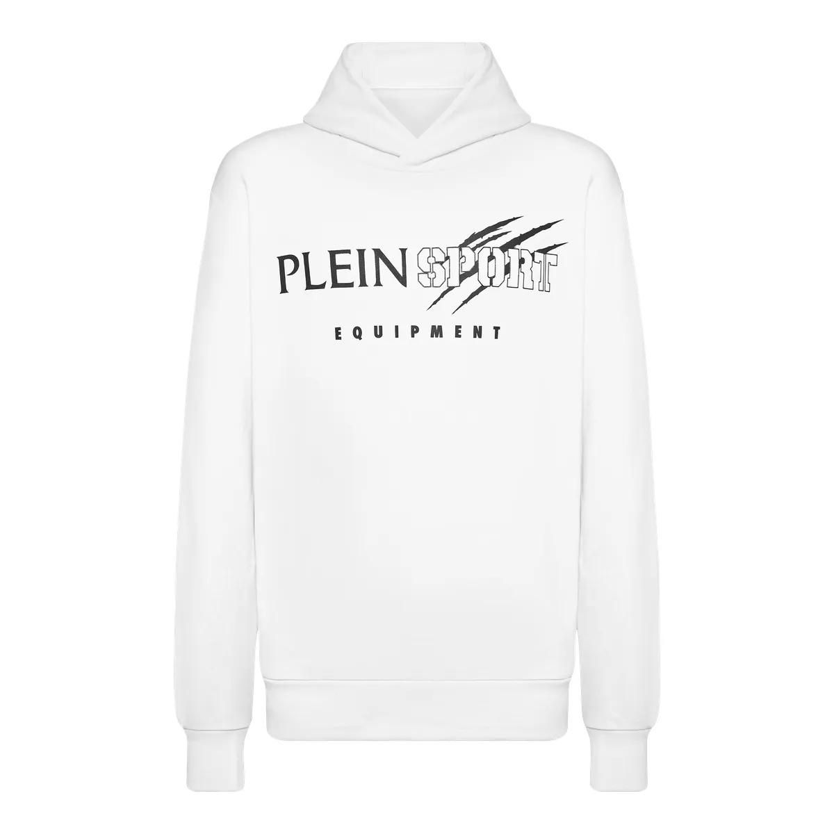 Sportlicher Hoodie mit Grafik-Print aus Baumwollmischung