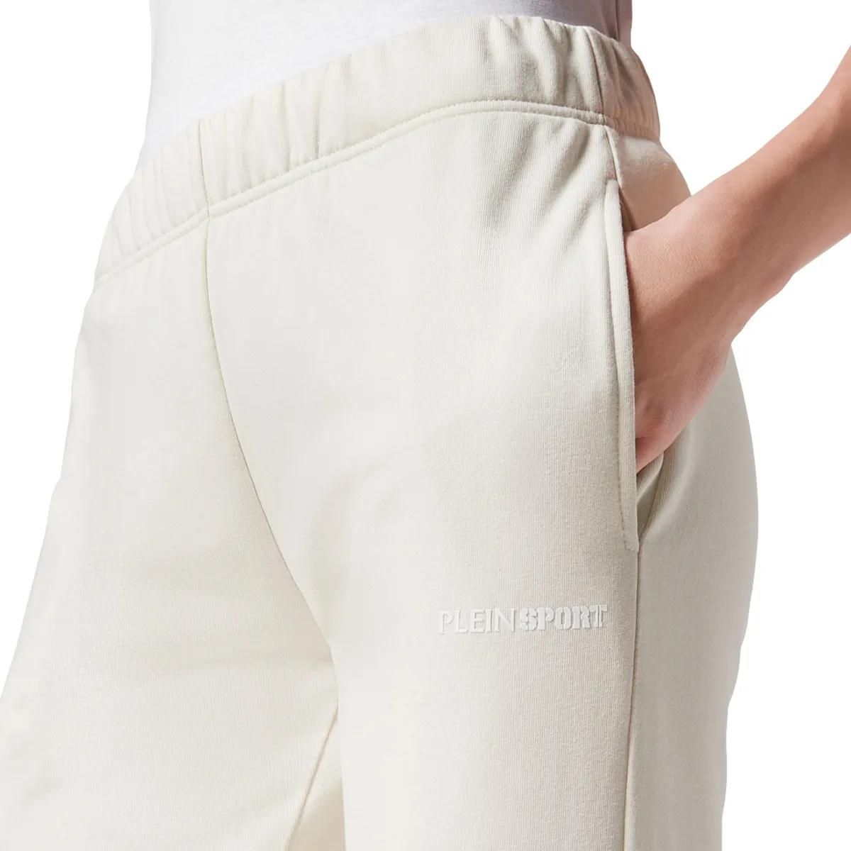 Beige Fleece Jogginghose